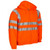 Orange - Hooded Sweatshirt Hi-Vis
