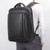 Black Genuine Leather Backpack