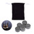Grey Blank - Whiskey Chilling Ice Stones Gift Pouch