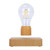 Wood Grain Color Blank - High-Grade Suspended Light Bulb