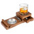 Wooden Cigar Case Humidor Ashtray