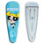 Blue Logo - Custom Full Color Plastic Snap Hair Clips