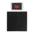 Black - 6" X 6" Microfiber Cloth in Pouch