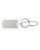 White Blank - Ball Chain Dog Tag Keychain