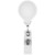 White Blank - Tear Drop Retractable Badge Holder
