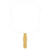 Hour Glass Sandwiched Hand Fan (2 Side/ 1 Imprint Color)