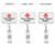 Anti-Microbial Rectangle Retractable Badge Reel