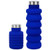 Blue Blank Side - 17 Oz. Collapsible Silicon Water Bottle