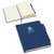 Navy Blue Logo - Quorum Soft Touch Journal with Matching Color Gel Pen