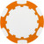 6 Stripe Poker Chip