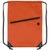 Orange Blank - Zipper Pocket Drawstring Backpack