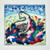 CUSTOM PRINTED 100% SILK LUXURY LADIES SCARVES - Custom Printed Luxury 100% Silk Square Ladies Art Scarf 21"x21"
