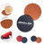 Round Braiding PU Leather Coaster