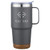 Gray - Cortina 24 oz Vacuum Insulated Travel Mug with Cork Base
