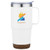 White - Cortina 24 oz Vacuum Insulated Travel Mug with Cork Base