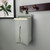 Tissues Box PU Leather Facial Paper Storage Case Rectangular Organizer Holder Decor with Hanging