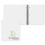 White Imprinted - 1 1/2" Express Angle D Ring Binder