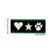 Green - Closest to PMS 341 - 1" X 72" Woven Reflective Pet Leash w/ Gold-Colored Hardware "Elite" Weave