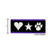 Purple - Closest to PMS 268 - 1" X 72" Woven Reflective Pet Leash w/ Gold-Colored Hardware "Elite" Weave