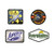Custom Sublimation Patches with Merrow Border