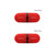 Red - 1 GB Pill USB Flash Drive