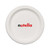 7" Coated Paper Plate - White