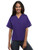 Grape Purple Blank - Cherokee® Workwear Originals Unisex V-Neck Tunic Shirt