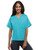Turquoise Blue Blank - Cherokee® Workwear Originals Unisex V-Neck Tunic Shirt