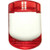 Translucent Red Blank - Jumbo Size Magnetic Memo Clip with Pen Holder