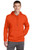 Deep Orange - Sport-Tek Sport-Wick Fleece Hooded Pullover.