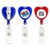 Heart-Shaped Retractable Badge Holder