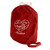 Red Logo - Canvas Drawstring Laundry Bag - Large