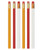 Union Printed - Round Wooded Imported Value Jumbo #2 Graphite Pencil with Eraser - 1-Color Print