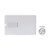White USB - Laguna USB Flash Drive 4 GB