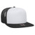 OTTO SNAP Polyester Foam Front Square Flat Visor 5 Panel Pro Style Mesh Back Trucker Snapback Hat