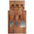 Wood Brown Blank - The Beaufort Acacia Cheese Board Set With Drawer (Factory Direct - 10-12 Weeks Ocean)