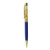 Blue - Gold Foil Spinning Metal Beads Pens