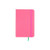 Pink - PU Leather Notebook w/ Elastic Band Closure