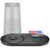 Black Blank Front View 2 - Bluetooth Speaker Wireless Charger