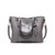 Silver Gray - Ladies Leather Handbag