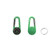 Green - Compass Carabiner With Key Ring