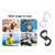 Stainless Steel Dual Carabiners Double-Sided Bottle Opener Keychain