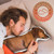 Golden Brown Blank Back - 15'' to 20" Custom Bread Pillow with Photo Personalized Photo Shaped Dog Cat Face Pillow