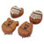 Group - Mini Size 8 Key Wood Kalimba Finger Piano