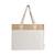 Sophia Canvas Tote With Jute Trim