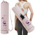 Pink - Multi-Functional Yoga Mat Bag with Water Bottle Pocket