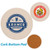 4" USA Printed Round Ceramic Coaster w/Custom Logo