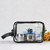 PVC Zippered Toiletry Makeup Bag Handle Bag