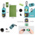 4"x1 3/5" ABS Doggy Poop Bag Dispenser w/Built-in LED Flashlight & Metal Carabiner (MOQ 100pcs)