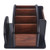 Coffee/Black - Wood Desk Organizer